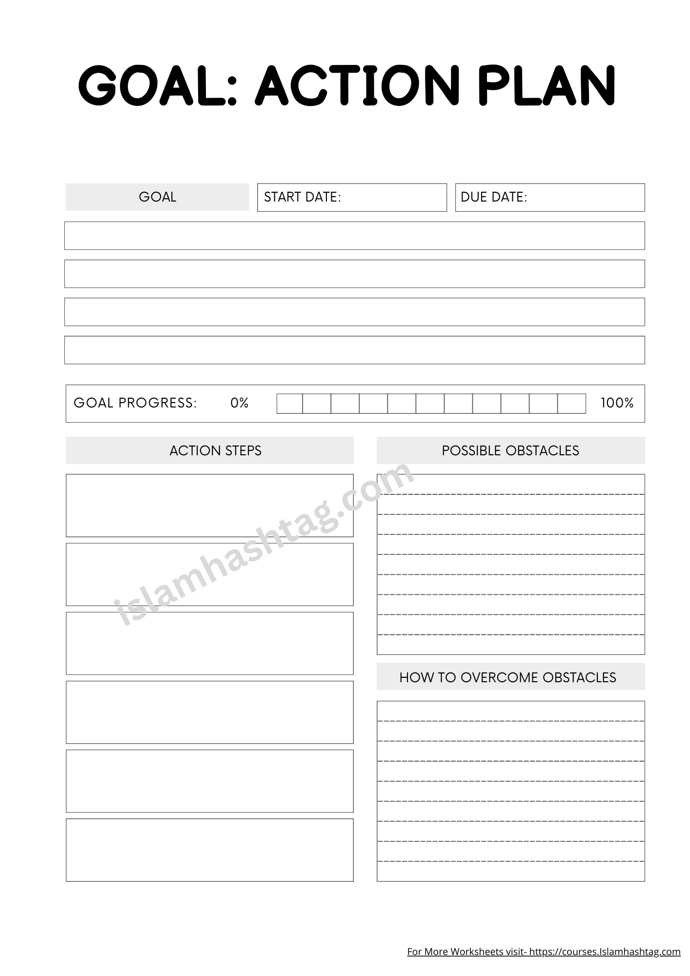 Islamic Journal Planner-Productivity and Achieving goals