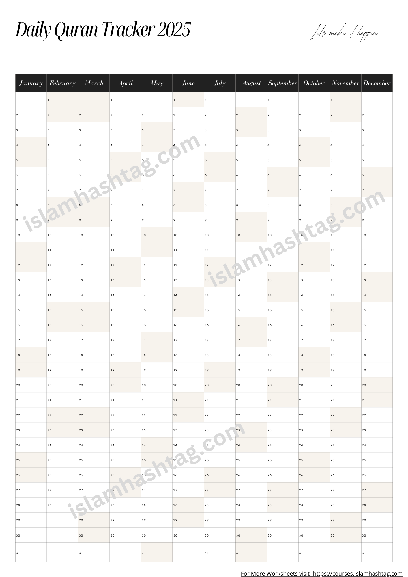 Islamic Journal Planner-Productivity and Achieving goals