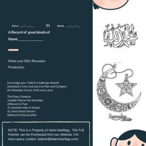 Ramadan Planner for Kids